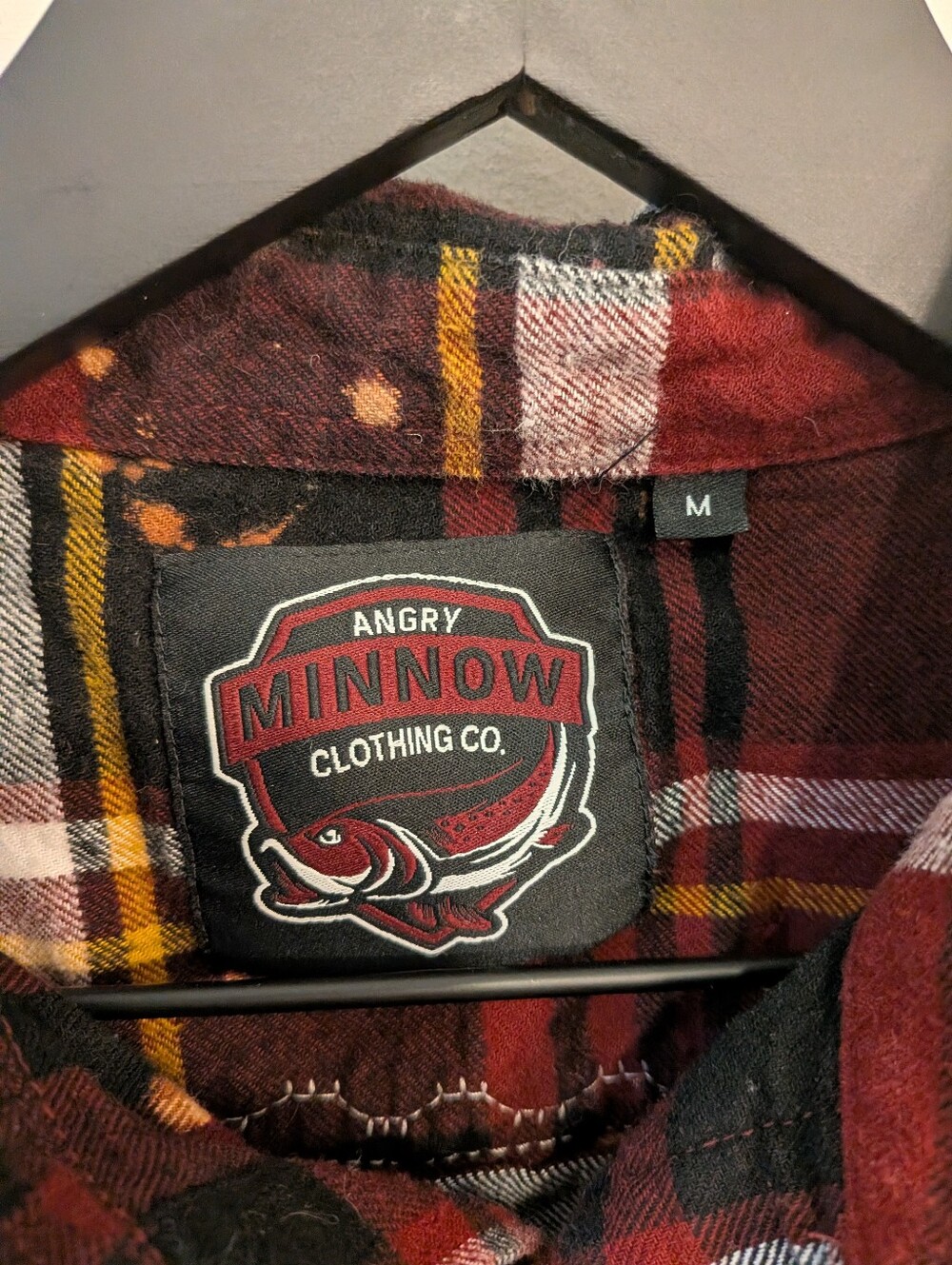 Angry Minnow Vintage "I'm Kind of a Big Deal" Ron Burgundy Anchorman Flannel M - Picture 4 of 8